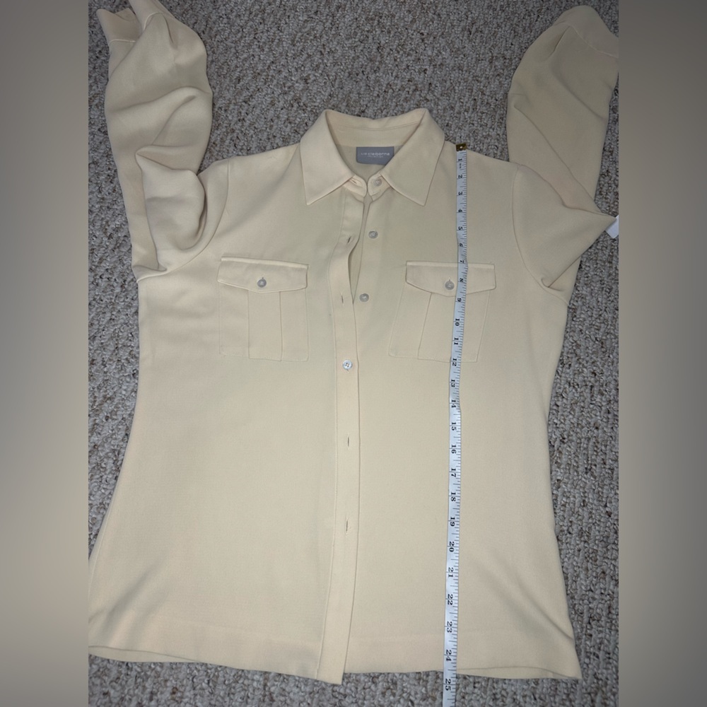 Liz Claiborne longsleeve Blouse size 4 - Picture 8 of 8